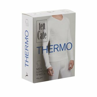 Ten Cate Men Thermo Long Sleeve V-Neck Black 30246-090 | 18229