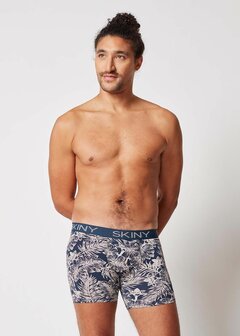 Skiny Men Shorts Tropic Selection 2-Pack Blueiris 080222-152 | 25889