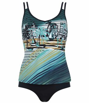 Sunmarin Tankini Night Blue Turquoise 18006 | 28099 - 28100