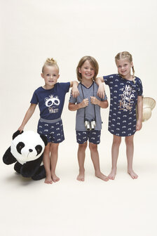 Charlie Choe Meisjes Shortama Indigo V43025-41 | 26274