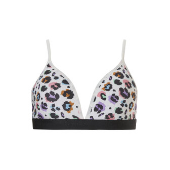 Ten Cate Meisjes Cotton Stretch Bra Leopard Offwhite 31962-2274 | 24342-24343