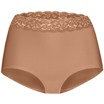 Ten Cate Women Secrets High Waist Brief Lace Hazelnut 31913-1534 | 29392