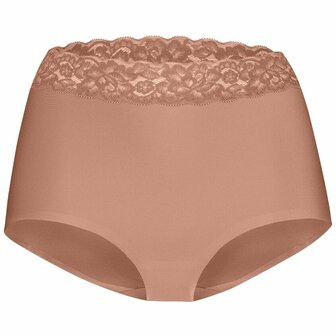 Ten Cate Women Secrets High Waist Brief Lace Pink Nut 31913-1533 | 26228