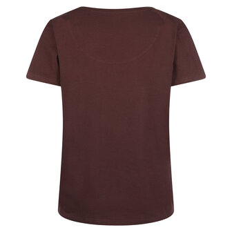 Charlie Choe Dames Shirt Brown V43107-38 | 26191