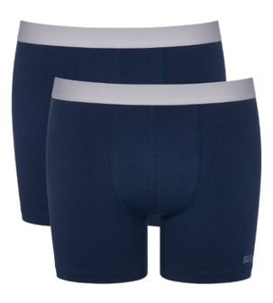 Sloggi Men Go ABC 2.0 Short 2-Pack Navy 10217397 - 00RA | 30033