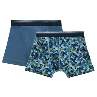 Ten Cate Boys Goodz Shorts 2-Pack Army Blue 50971 | 26722