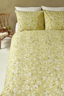 Ariadne At Home Dekbedovertrek Daisies Light Yellow 30234