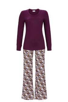 Ringella Dames Pyjama Purple Wine 4511215-743 | 30468