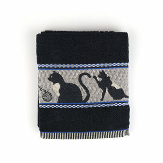 Bunzlau Castle Keukendoek Cats Black  6051 | 21753