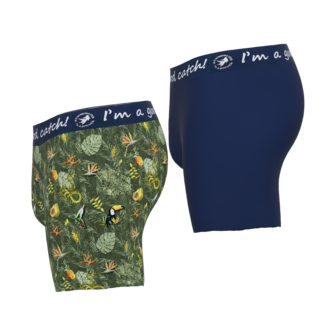 A Fish Named Fred Heren Shorts 2-Pack Adventuras Green Navy 110013-6095-335 | 28220