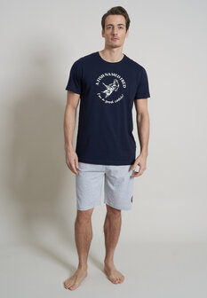 A Fish Named Fred Heren T-Shirt Dark Blue 120001-630 | 29607