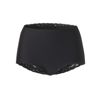 Ten Cate Women Secrets High Waist Brief Lace Back Black 31758-090 | 22605