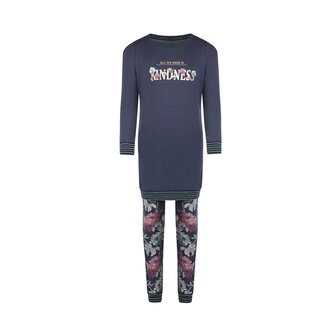 Charlie Choe Meisjes Pyjama Long Pullover Set Navy S49008-41 | 28997