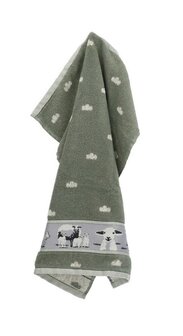 Bunzlau Castle Keukendoek Sheep Dark Green 6285 | 29470