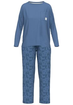 Tom Tailor Dames Pyjama Blauw 60254-6085-625 | 30563