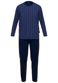 G&ouml;tzburg Heren Pyjama Blauw 452247-4009-694 | 30442