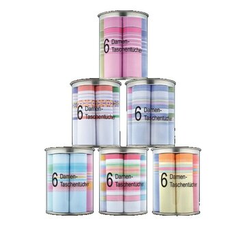 Dames Zakdoeken Manon 6-Pack Multi 9975