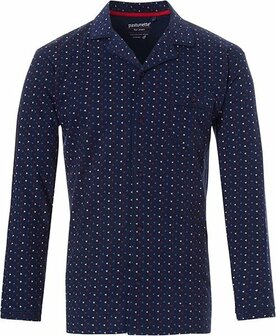 Pastunette Mix &amp; Match Doorknoop Shirt Blauw 4399-624-6 | 20840