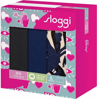 Sloggi Go Crush Short 3-Pack 10219652- M008 | 30855