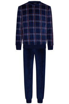 Pastunette For Men Fleece Pyjama Dark Blue 23242-616-3 | 30744