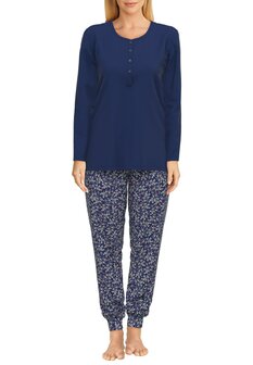 G&ouml;tzburg Dames Pyjama Blauw 250193-4009-635 | 30792