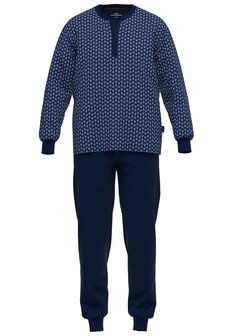 G&ouml;tzburg Heren Pyjama Blauw 452264-4009-695 | 30780