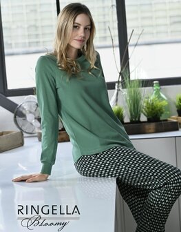 Ringella Bloomy Dames Shirt Green 4551407-540 | 30430