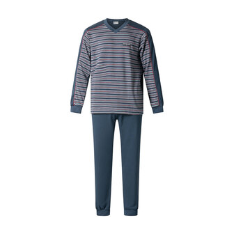 Gentlemen Heren Double Jersey Pyjama Donkerblauw 11-4248.00-140 | 28893