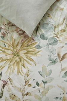 Ariadne At Home Dekbedovertrek Flowerfields Lightgrey  30887