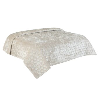 Unique Living  Bedsprei Peggy Dove White 30939