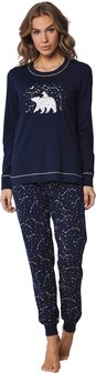 Rebelle Dames Pyjama Dark Blue 21242-248-2-526 | 30451