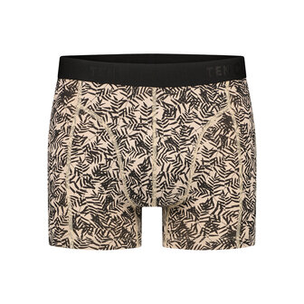 Ten Cate Men Basics Shorts 2-Pack Leafs Black/Sand 60000-5001 | 29373