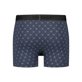 Ten Cate Men Basics Shorts 2-Pack Logo Graphic Blue 60000-5000 | 29374