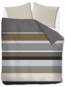 Beddinghouse Dekbedovertrek Lennart Grey 30231