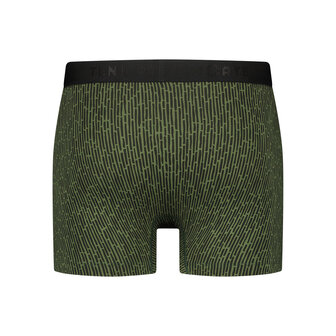 Ten Cate Men Basics Shorts 2-Pack Abstract Stripe Black/Green 60000-5002 | 29372