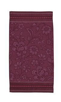 Pip Studio Badgoed Jasmin Jacquard Dark Pink 30604