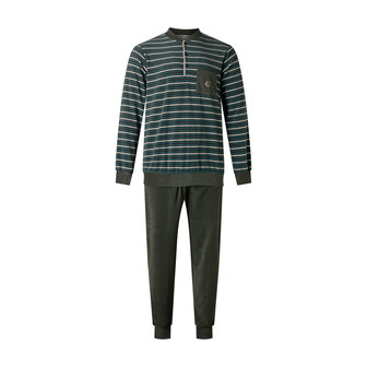 Gentlemen Heren Badstof Pyjama Grijs 11-4239234-234 | 29228