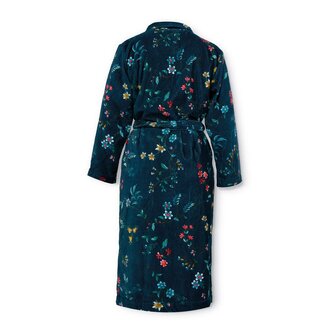 Pip Studio Badjas Les Fleurs Dark Blue 31016