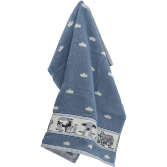 Bunzlau Castle Keukendoek Sheep Grey Blue 6293 | 30994