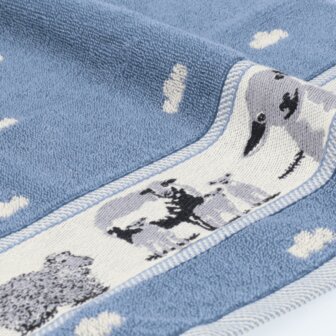 Bunzlau Castle Keukendoek Sheep Grey Blue 6293 | 30994