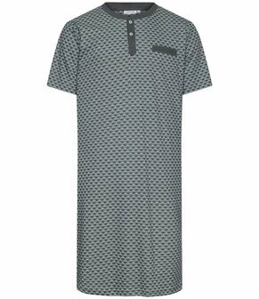 Pastunette For Men Heren Sleepshirt Light Green 112251-528-1-700 | 31255