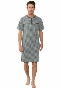 Pastunette For Men Heren Sleepshirt Light Green 112251-528-1-700 | 31255