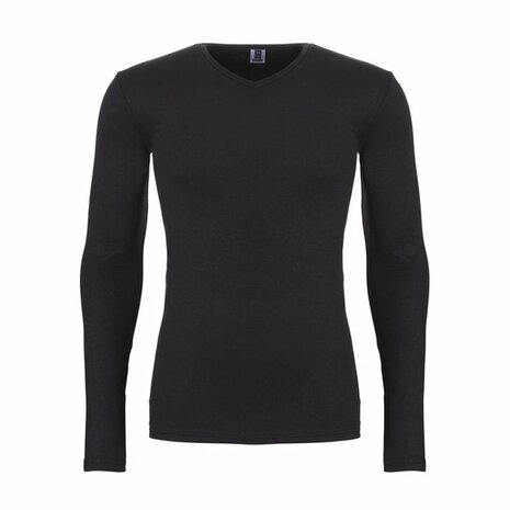 Ten Cate Men Thermo Long Sleeve V-Neck Black 30246-090 | 18229