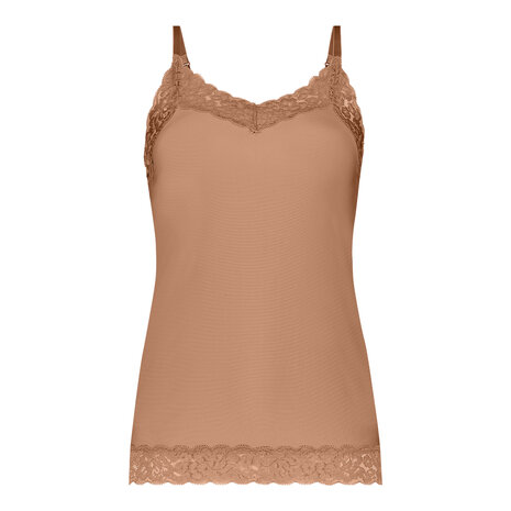 Ten Cate Women Secrets Spaghetti Top Lace Hazelnut 31912-1534 | 30083