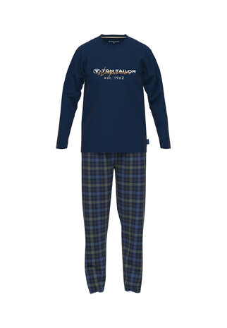 Tom Tailor Heren Pyjama Dark Blue 71345-4009-634 | 28874-28875