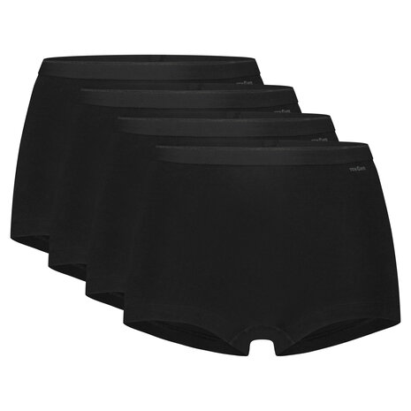 Ten Cate Women Basics Shorts 4-Pack Black 32419-090 | 27165