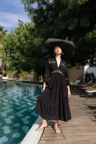 Pink Label Beach Dress Black BN-272 | 28278