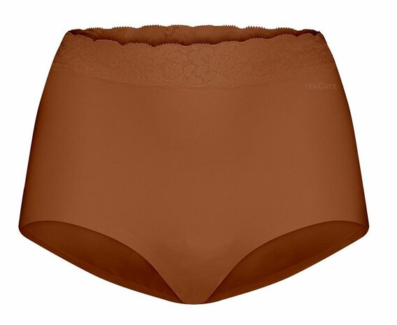 Ten Cate Women Secrets High Waist Brief Lace Pecan 31913-1553 | 29395