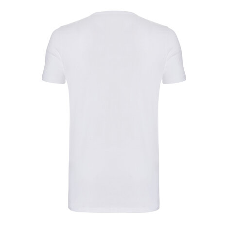 Ten Cate Men Organic T-Shirt V-Neck White 30851-31477 | 24352