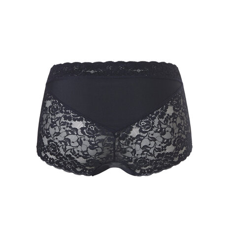 Ten Cate Women Secrets High Waist Brief Lace Back Dark Navy 31758-2140 | 23097